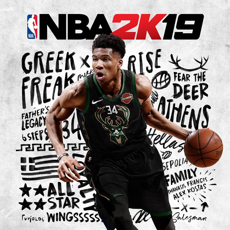 Front Cover for NBA 2K19 (Nintendo Switch) (download release)