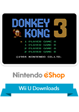 Front Cover for Donkey Kong 3 (Wii U) (Virtual Console)
