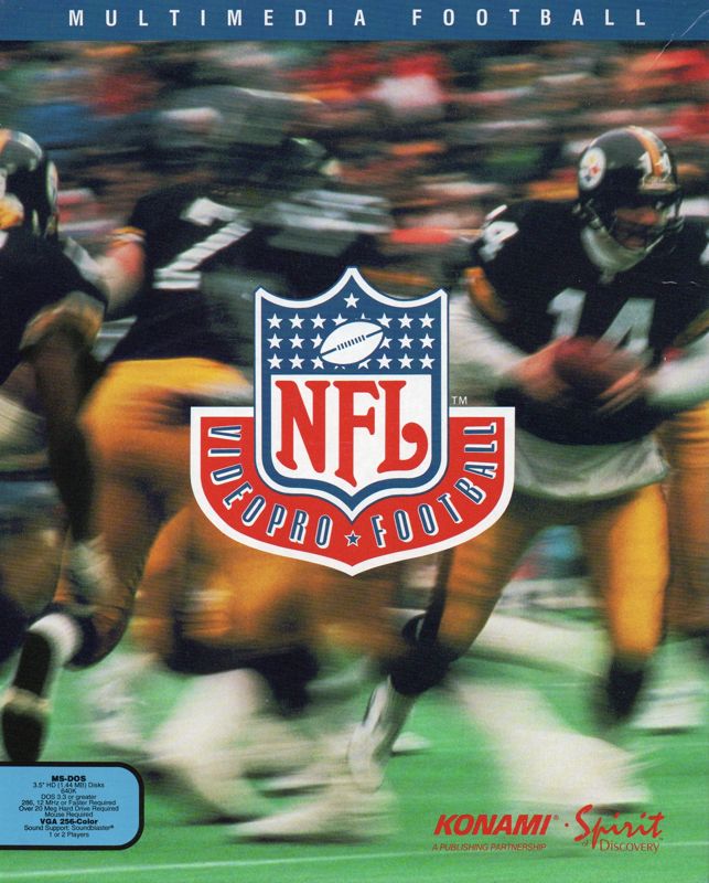 Front Cover for NFL Video Pro Football (DOS)