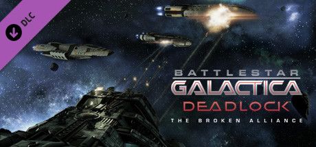 Front Cover for Battlestar Galactica: Deadlock - The Broken Alliance (Windows) (Steam release)