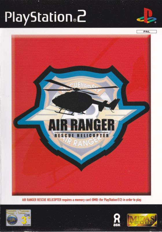 Front Cover for Air Ranger: Rescue Helicopter (PlayStation 2)