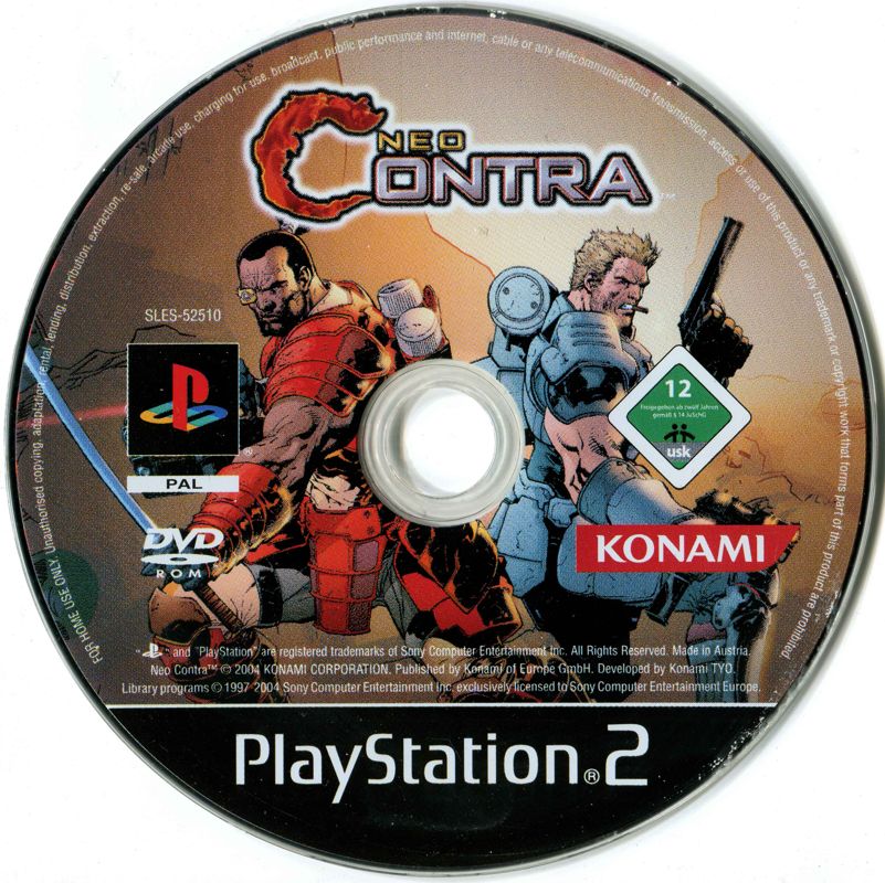 Media for Neo Contra (PlayStation 2)