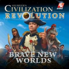 Front Cover for Sid Meier's Civilization: Revolution - Brave New Worlds (PlayStation 3) (download release)