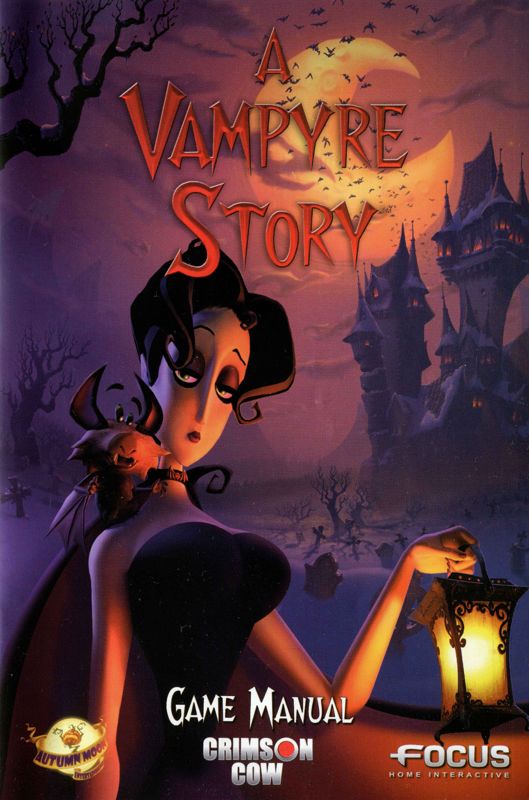 Manual for A Vampyre Story (Windows): Front