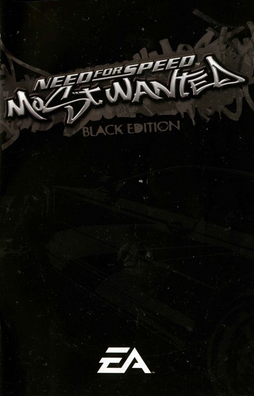 Manual for Need for Speed: Most Wanted (Black Edition) (PlayStation 2): Front