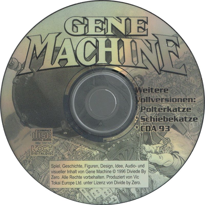 Media for The Gene Machine (DOS) (Mega Seller release)
