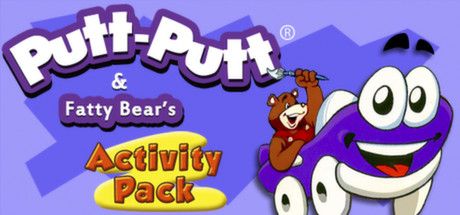 Front Cover for Putt-Putt and Fatty Bear's Activity Pack (Linux and Macintosh and Windows) (Steam release)