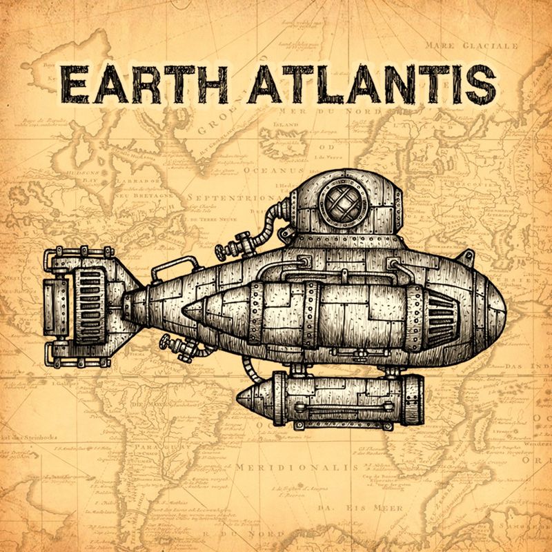 Front Cover for Earth Atlantis (PlayStation 4) (download release)