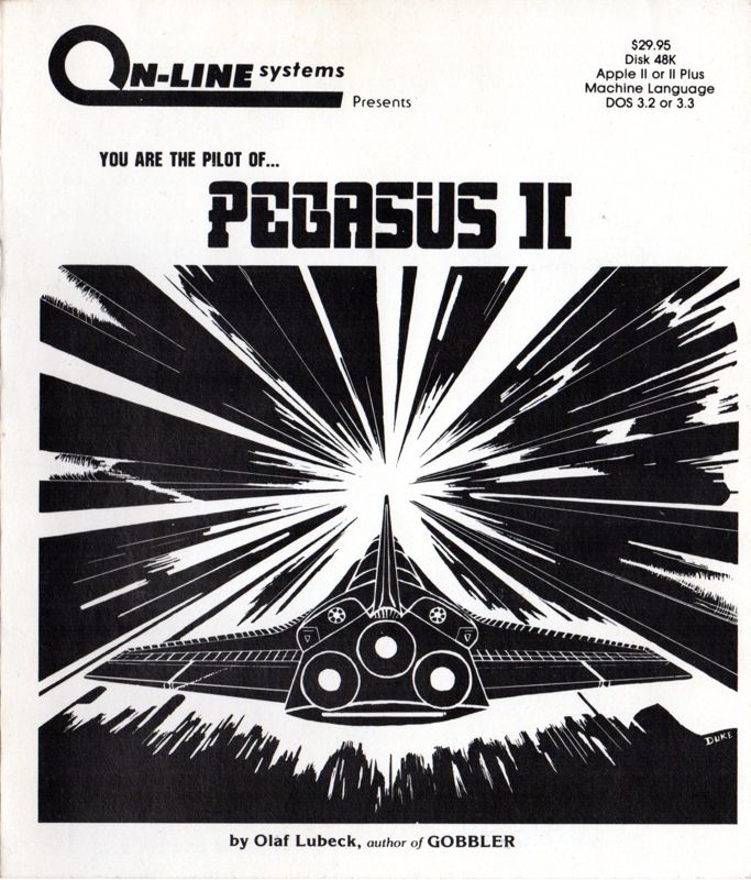 Front Cover for Pegasus II (Apple II)