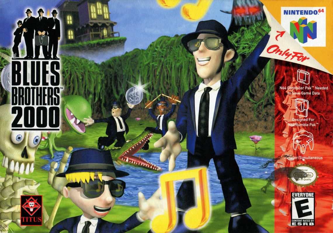 Front Cover for Blues Brothers 2000 (Nintendo 64)