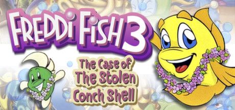 Front Cover for Freddi Fish 3: The Case of the Stolen Conch Shell (Linux and Macintosh and Windows) (Steam release)