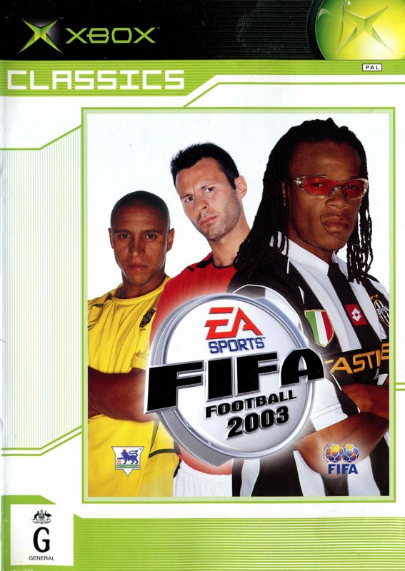 Front Cover for FIFA Soccer 2003 (Xbox) (Xbox Classics release)