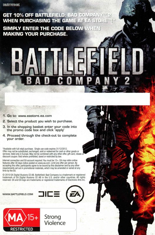 Advertisement for Battlefield 2: Complete Collection (Windows) (EA Value Games release)