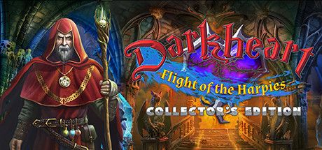 Front Cover for Darkheart: Flight of the Harpies (Collector's Edition) (Windows) (Steam release)