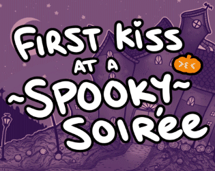 Front Cover for First Kiss at a Spooky Soirée (Linux and Macintosh and Windows)