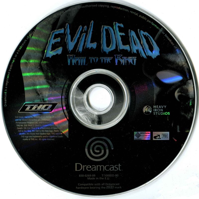 Media for Evil Dead: Hail to the King (Dreamcast)