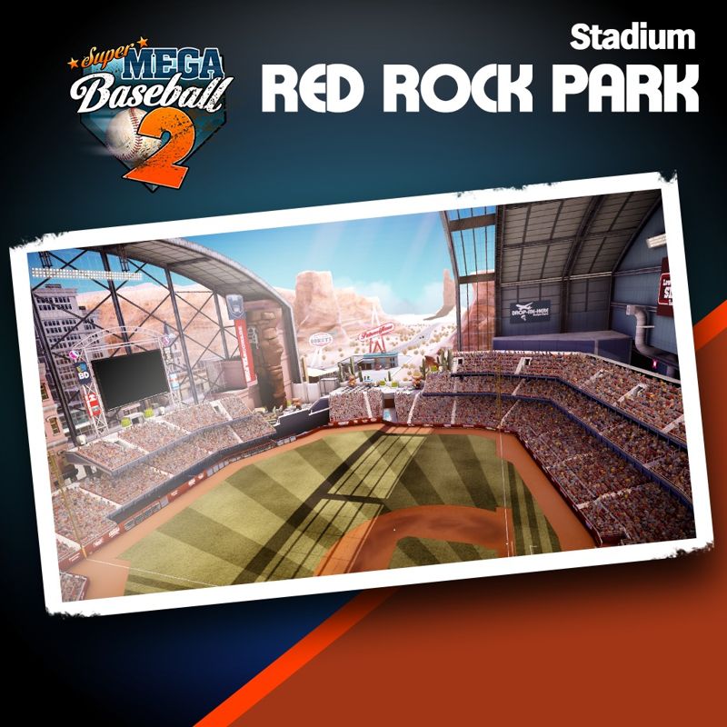 Front Cover for Super Mega Baseball 2: Stadium Red Rock Park (PlayStation 4) (download release)