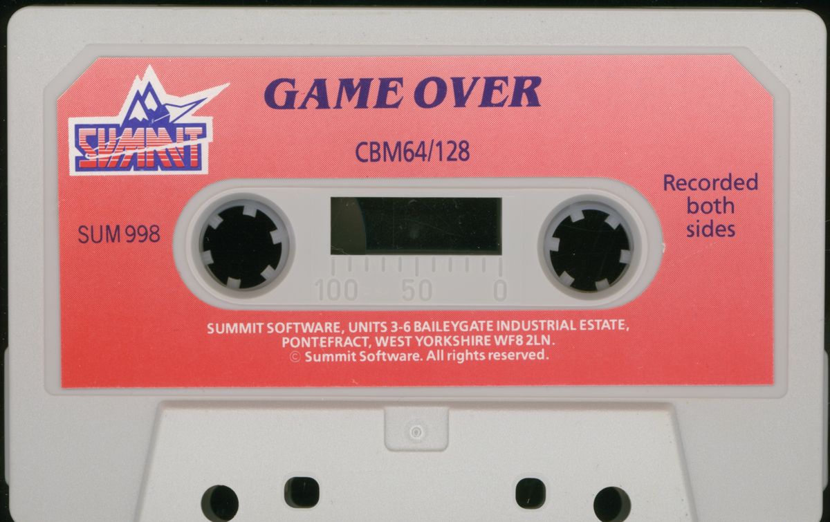 Media for Game Over (Commodore 64) (Summit Software Release)