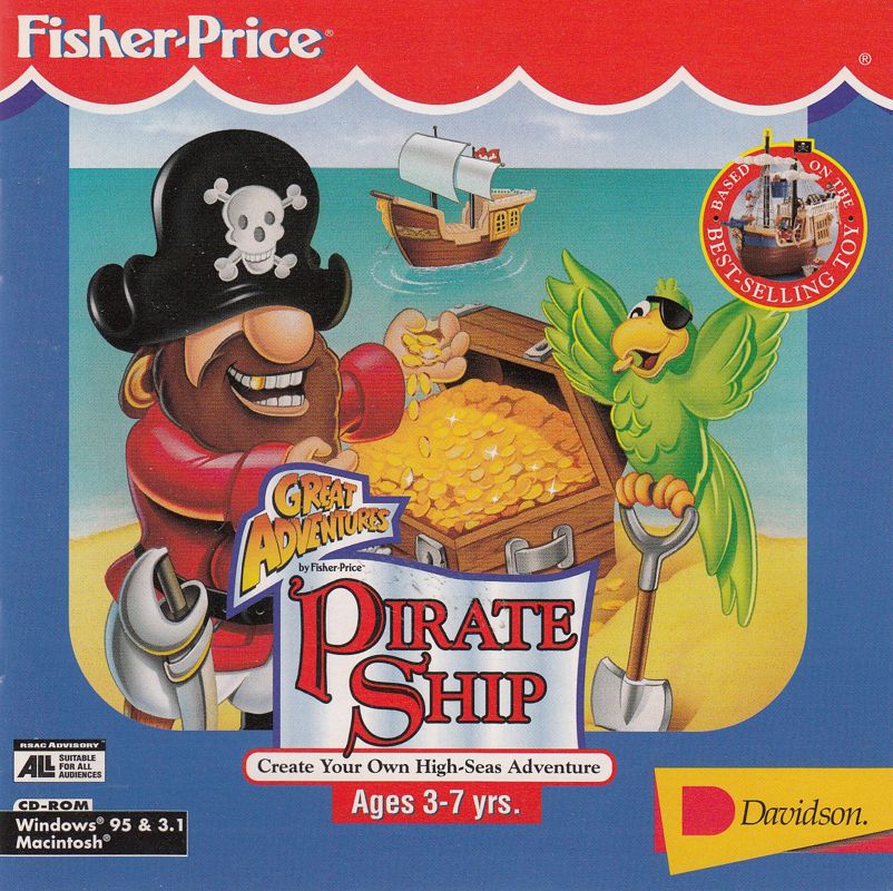 Front Cover for Great Adventures by Fisher-Price: Pirate Ship (Macintosh and Windows and Windows 3.x)