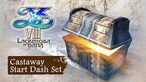 Front Cover for Ys VIII: Lacrimosa of Dana - Castaway Start Dash Set (Nintendo Switch) (download release)