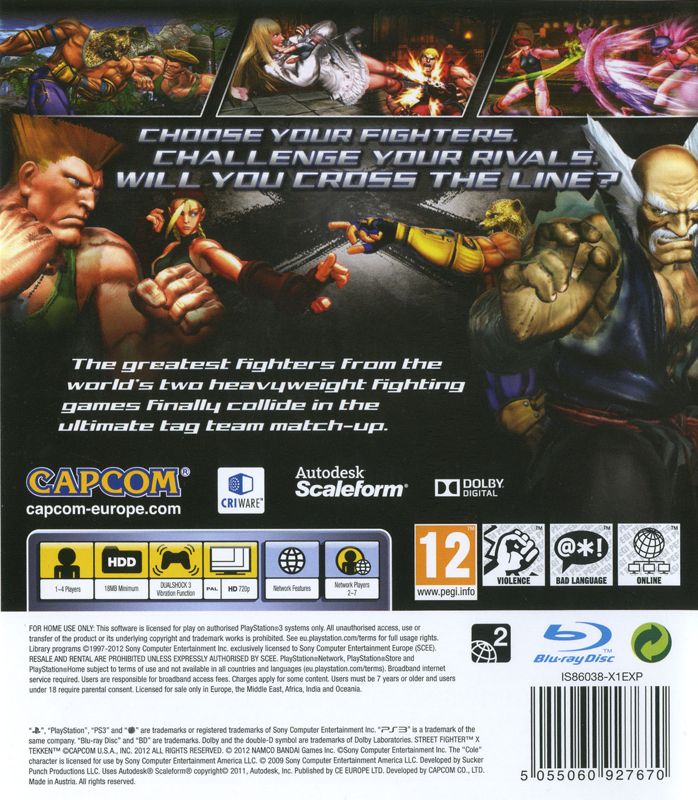 Street Fighter X Tekken - Playstation 3