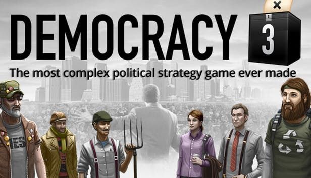Front Cover for Democracy 3 (Linux and Macintosh and Windows) (Humble Store release)