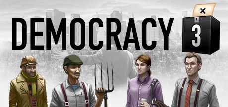 Front Cover for Democracy 3 (Linux and Macintosh and Windows) (Steam release)