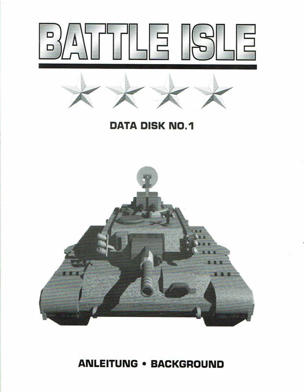 Manual for Battle Isle + Battle Isle: Data Disk I (DOS): Data Disk - Front