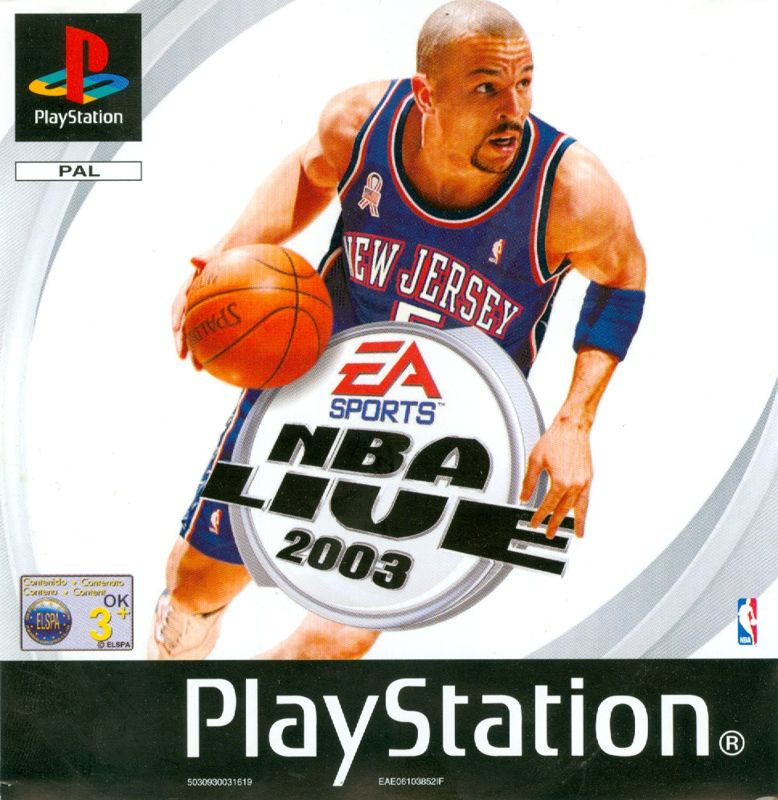 Front Cover for NBA Live 2003 (PlayStation)