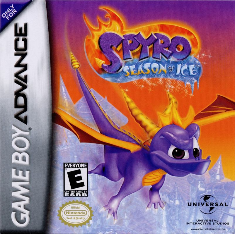 Front Cover for Spyro: Season of Ice (Game Boy Advance)