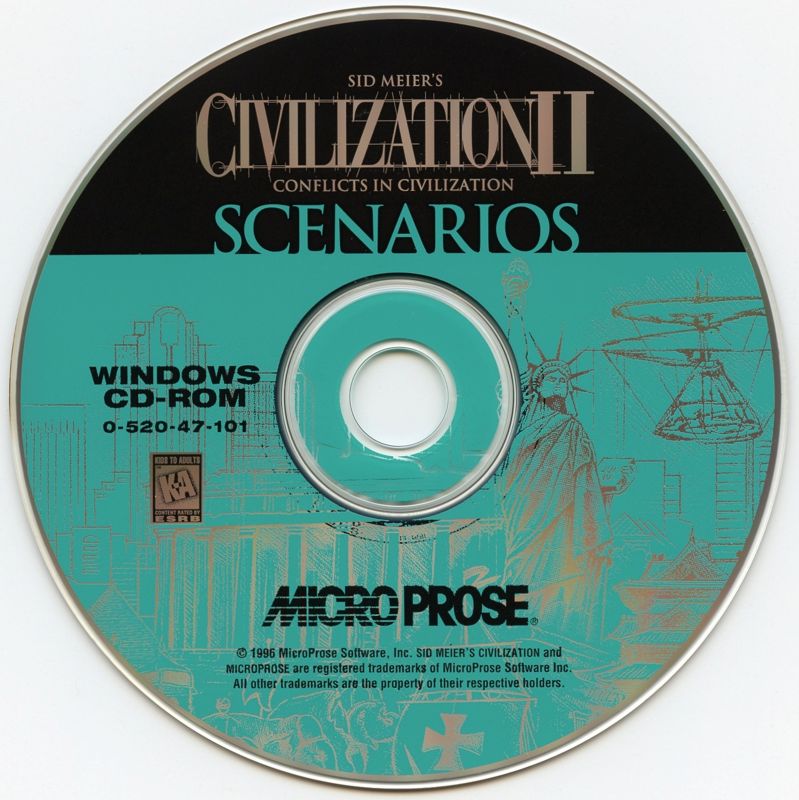 Media for Sid Meier's Civilization II Scenarios: Conflicts in Civilization (Windows 3.x)