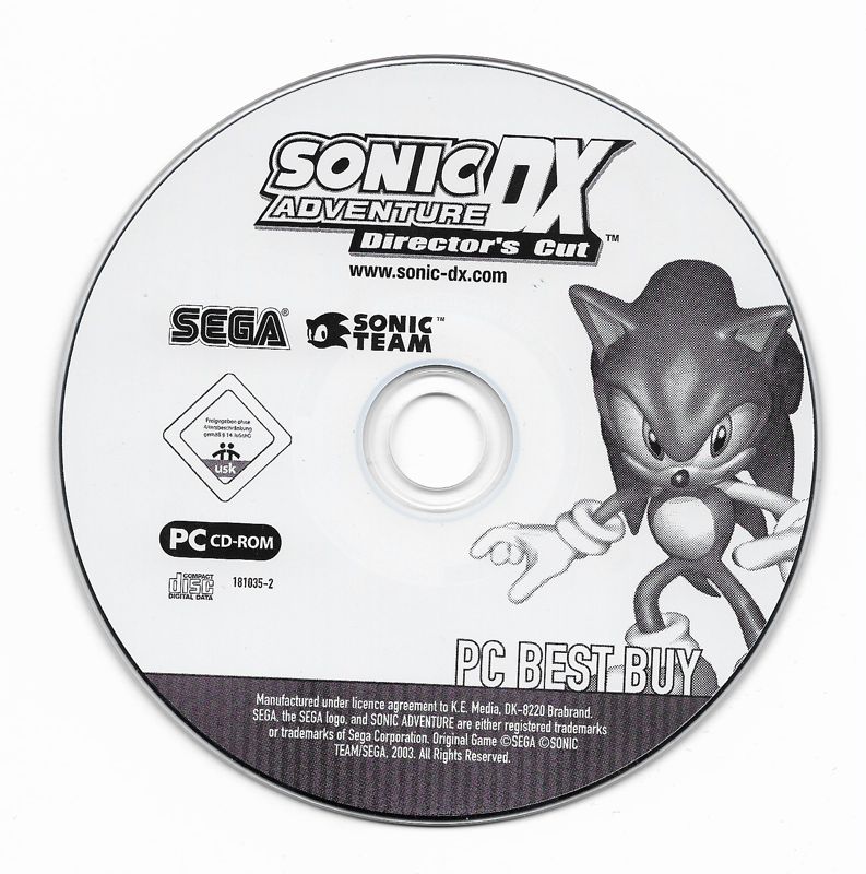 Media for Sonic Adventure DX (Director's Cut) (Windows): Disc 2