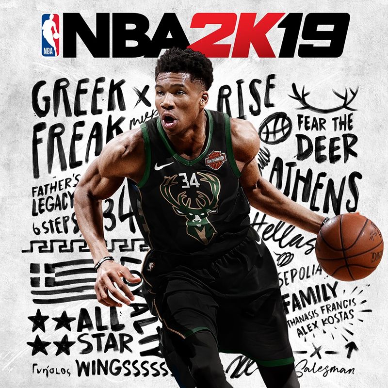 Front Cover for NBA 2K19 (PlayStation 4) (download release)