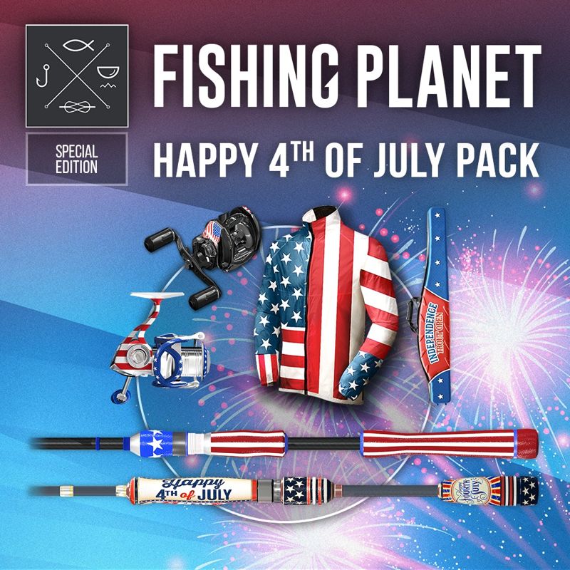 Front Cover for Fishing Planet: Happy 4th of July Pack (PlayStation 4) (download release)