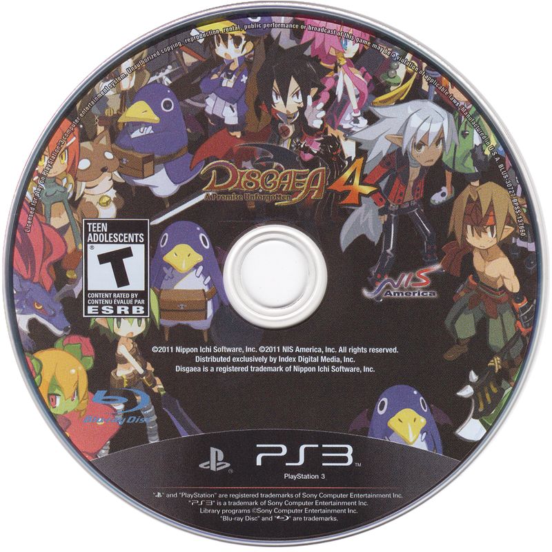 Disgaea 4 A Promise cover or packaging material MobyGames