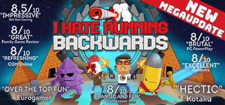 Front Cover for I Hate Running Backwards (Linux and Windows) (Steam release): 5th version
