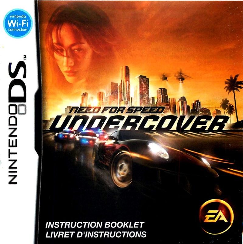 Manual for Need for Speed: Undercover (Nintendo DS): Front
