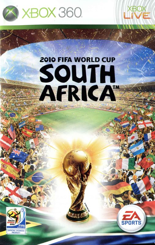 Manual for 2010 FIFA World Cup South Africa (Xbox 360): Front