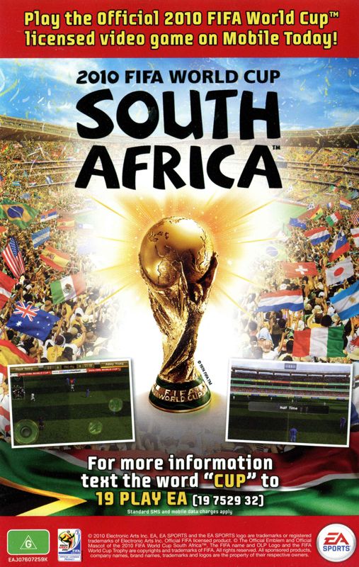 Advertisement for 2010 FIFA World Cup South Africa (Xbox 360)