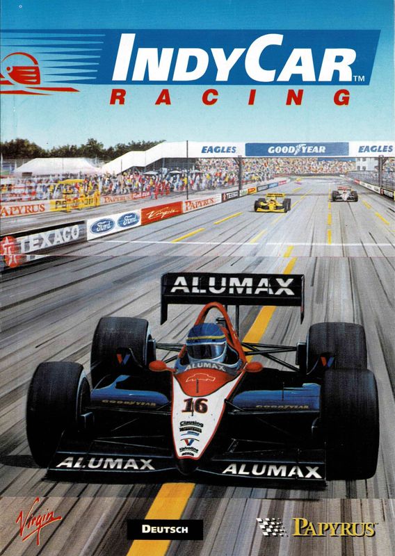 Manual for IndyCar Racing (DOS) (White Label Release): Front