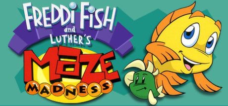Front Cover for Freddi Fish and Luther's Maze Madness (Linux and Macintosh and Windows) (Steam release)