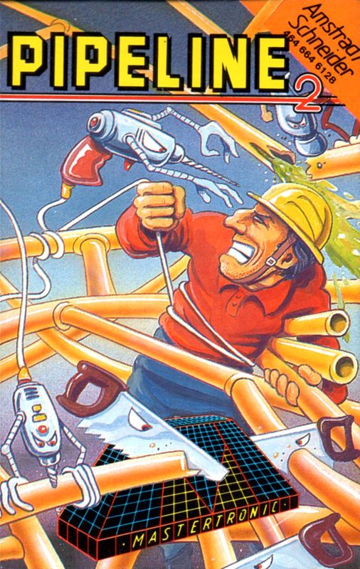 Front Cover for Super Pipeline II (Amstrad CPC) (Mastertronic release)