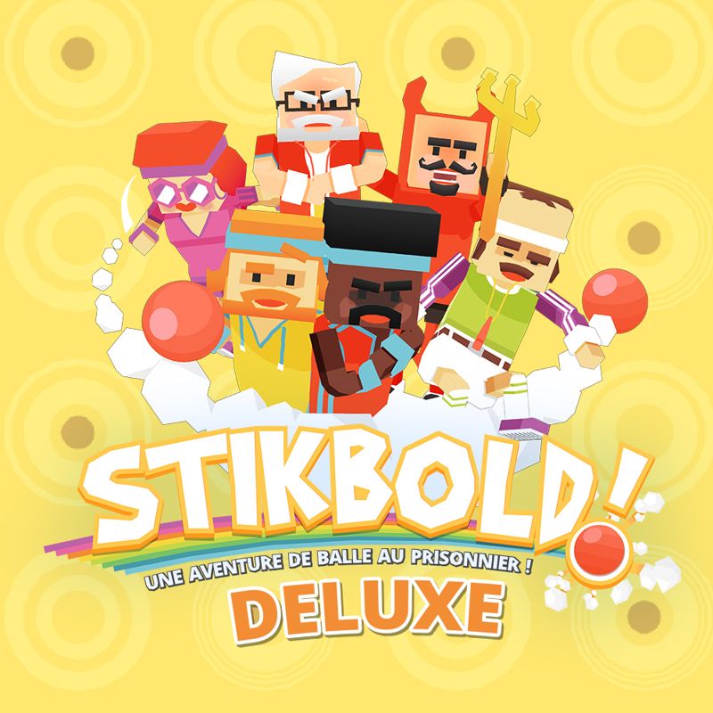 Front Cover for Stikbold!: A Dodgeball Adventure (Nintendo Switch) (download release)