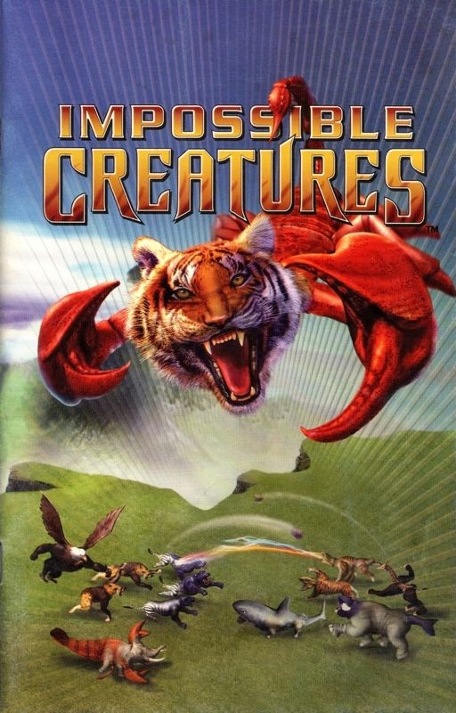 Manual for Impossible Creatures (Windows): Front