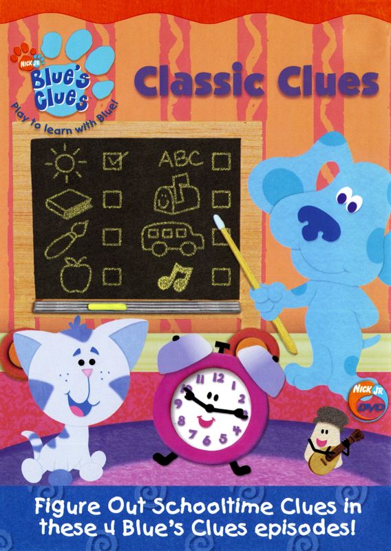 Front Cover for Blue's Clues: Classic Clues (DVD Player)