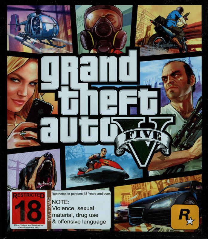 Grand Theft Auto V cover or packaging material - MobyGames