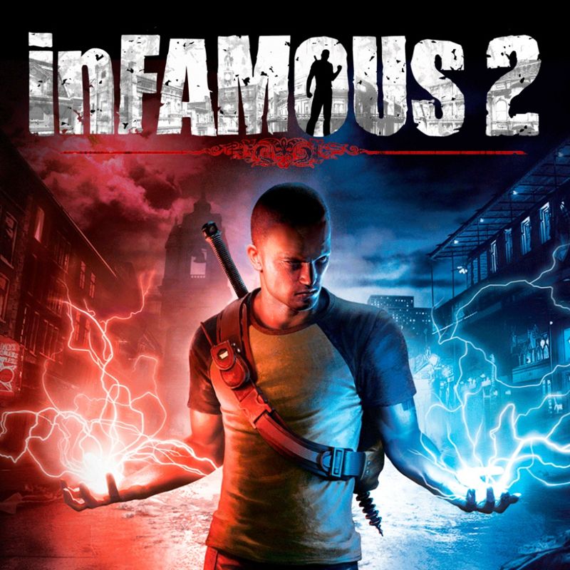 Front Cover for inFAMOUS 2 (PlayStation 3) (download release)