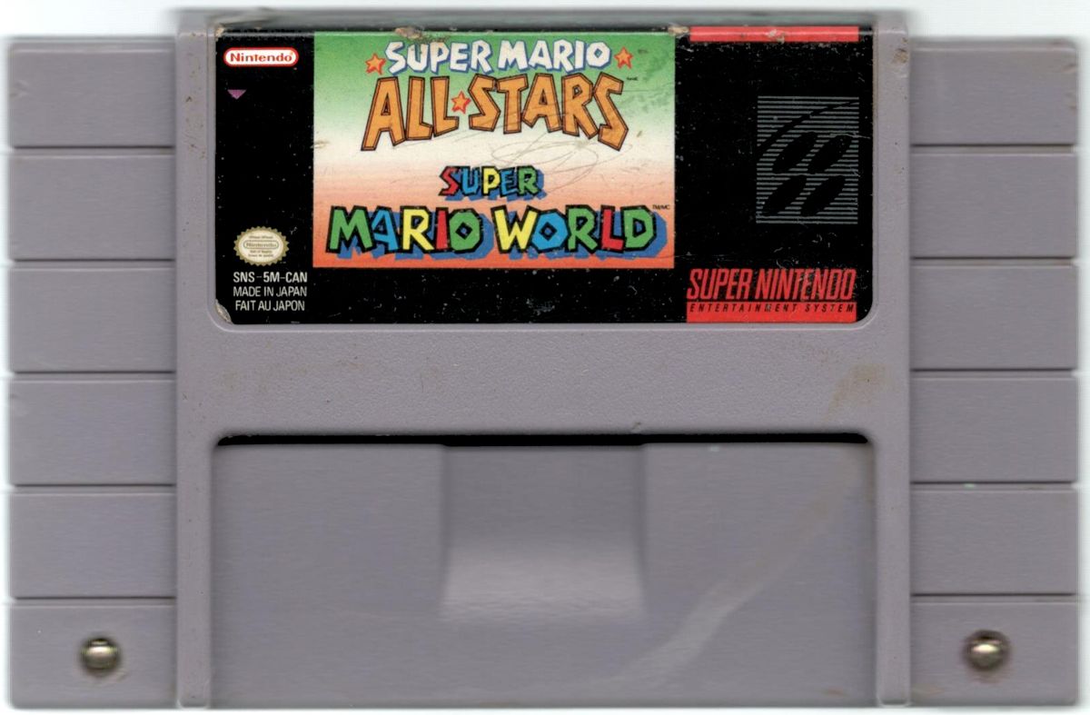 Super Mario All-stars + Super Mario World Cover Or Packaging Material 