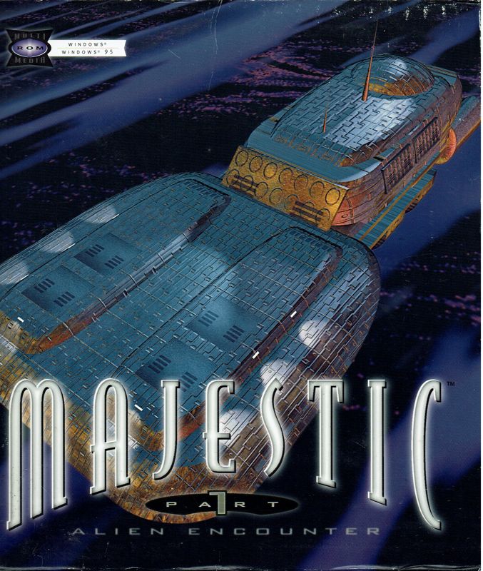 Front Cover for Majestic Part 1: Alien Encounter (Macintosh and Windows 3.x)