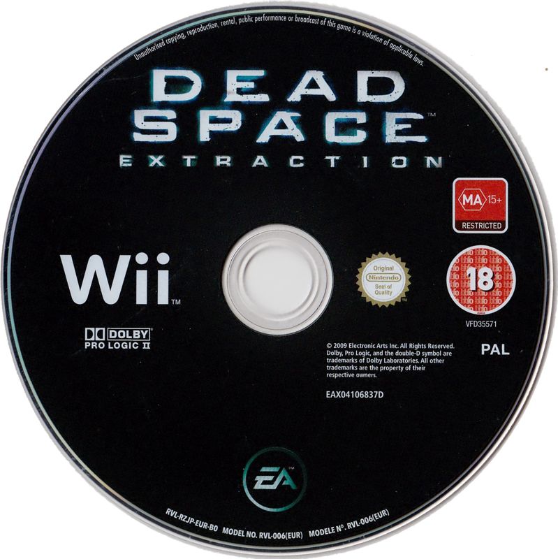 Media for Dead Space: Extraction (Wii) (European English release)